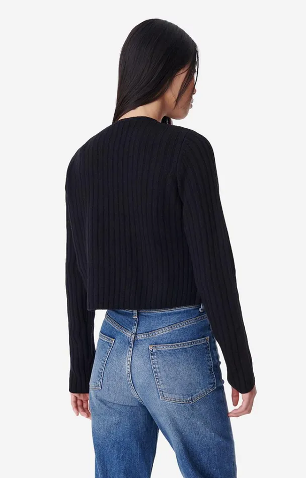 Vanessa Bruno Knitwear Women Batrice Cardigan Noir Vanessa Bruno Knitwear Women Batrice Cardigan Noir