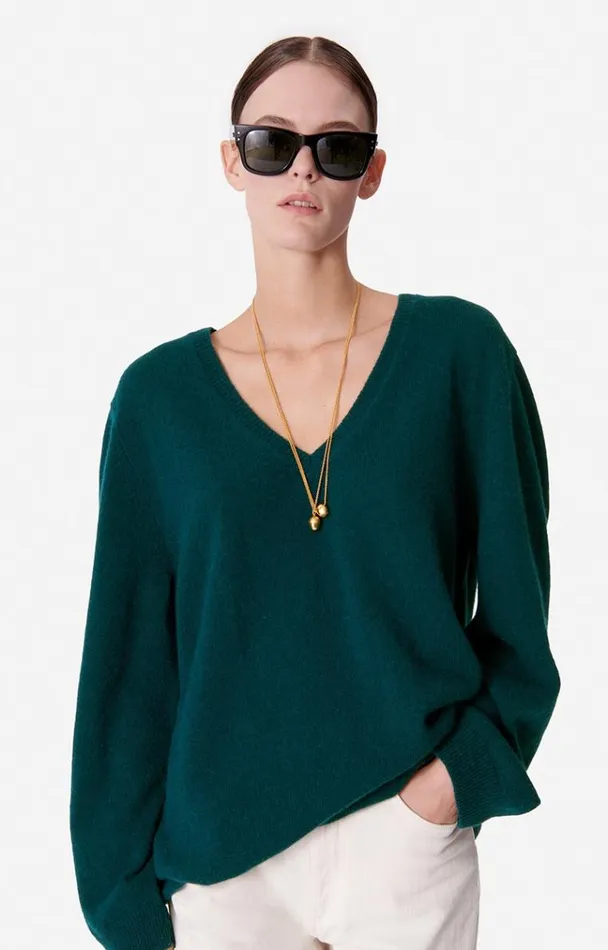 Vanessa Bruno Knitwear Women Babilla Jumper Bleu Canard Vanessa Bruno Knitwear Women Babilla Jumper Bleu Canard