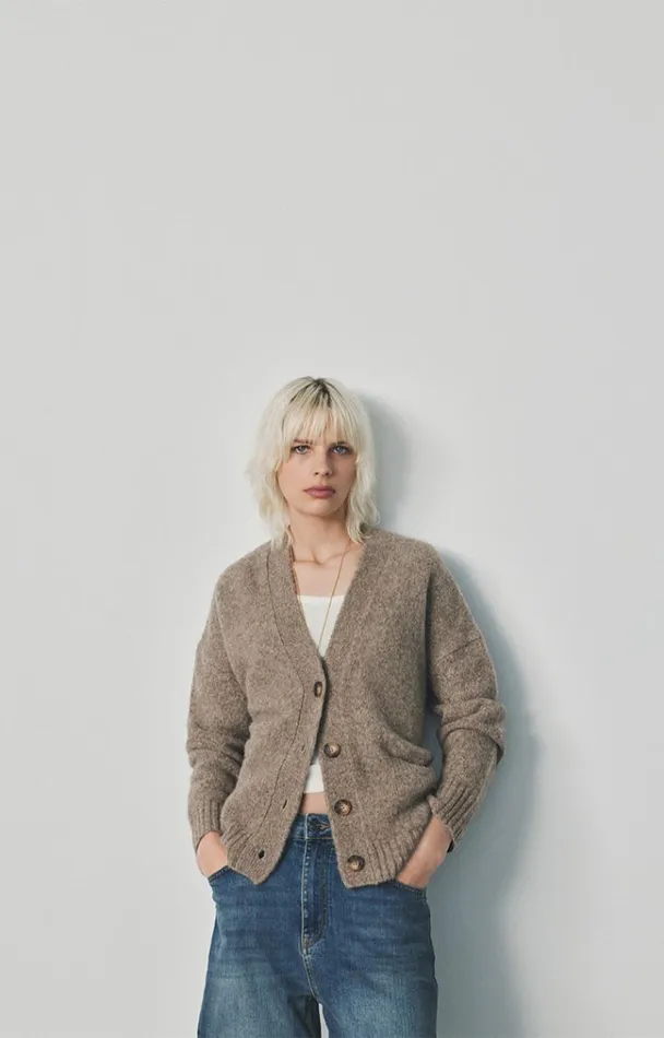Vanessa Bruno Knitwear Women Bagatelle Cardigan Fauve