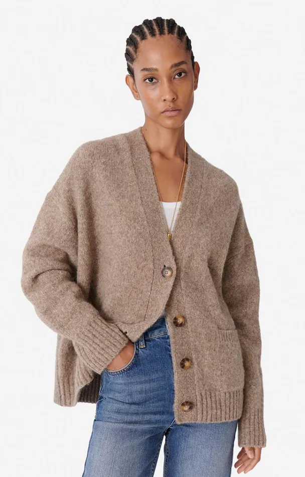 Vanessa Bruno Knitwear Women Bagatelle Cardigan Fauve