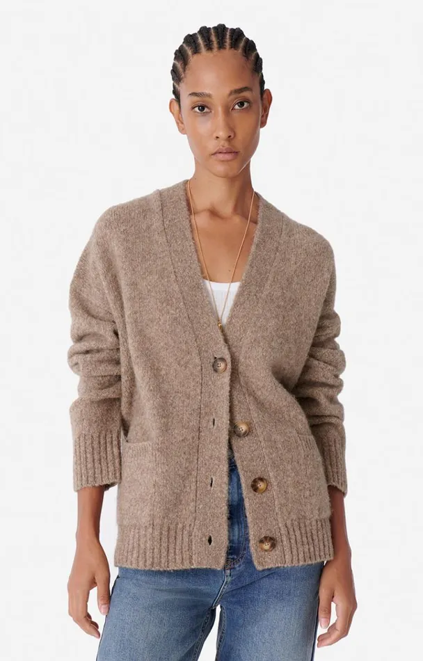 Vanessa Bruno Knitwear Women Bagatelle Cardigan Fauve