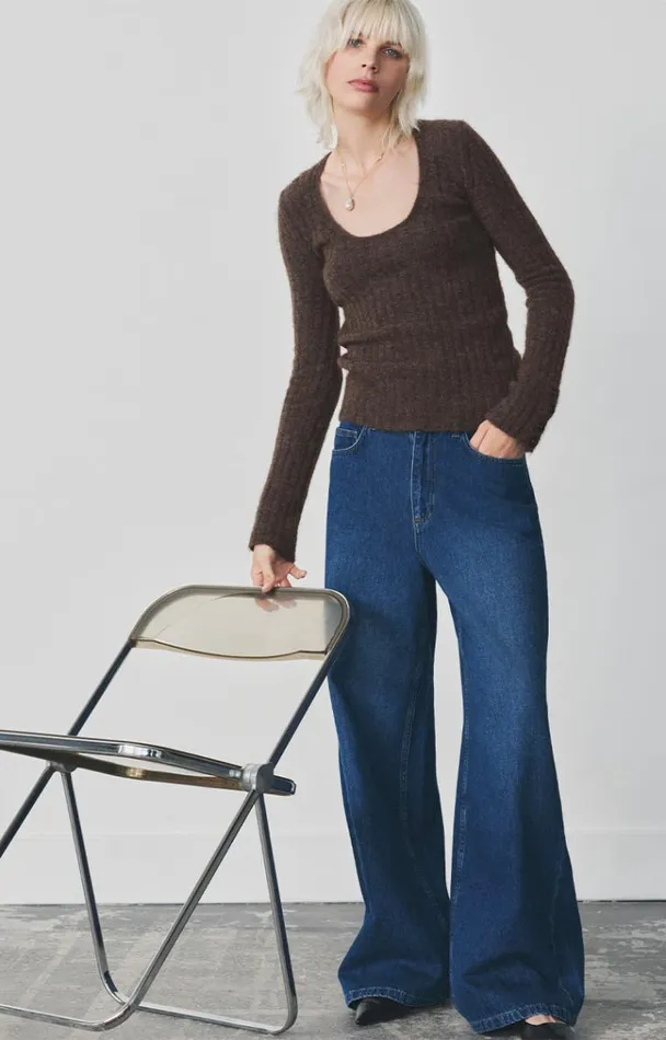 Vanessa Bruno Knitwear Women Balata Jumper Anthracite Vanessa Bruno Knitwear Women Balata Jumper Anthracite