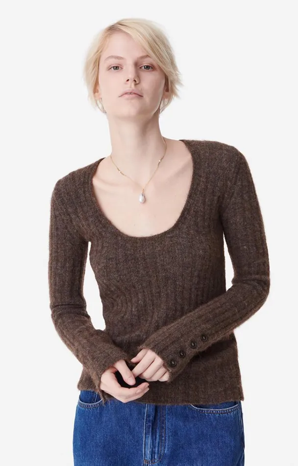 Vanessa Bruno Knitwear Women Balata Jumper Anthracite Vanessa Bruno Knitwear Women Balata Jumper Anthracite