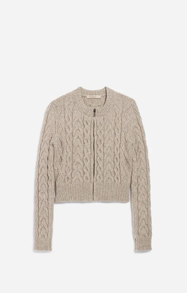 Vanessa Bruno Knitwear Women Bellinda Cardigan Gris Perle Vanessa Bruno Knitwear Women Bellinda Cardigan Gris Perle
