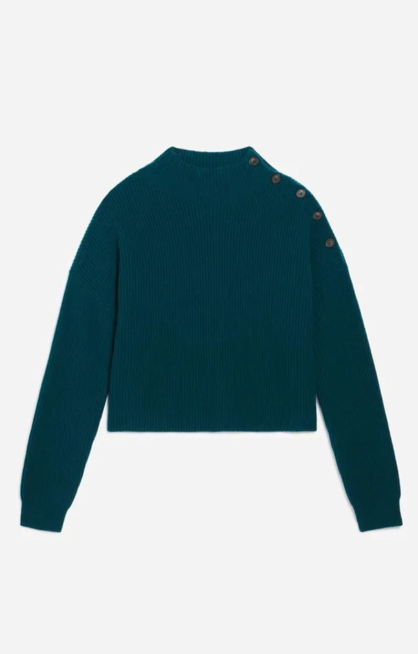 Vanessa Bruno Knitwear Women Benson Jumper Bleu Canard Vanessa Bruno Knitwear Women Benson Jumper Bleu Canard