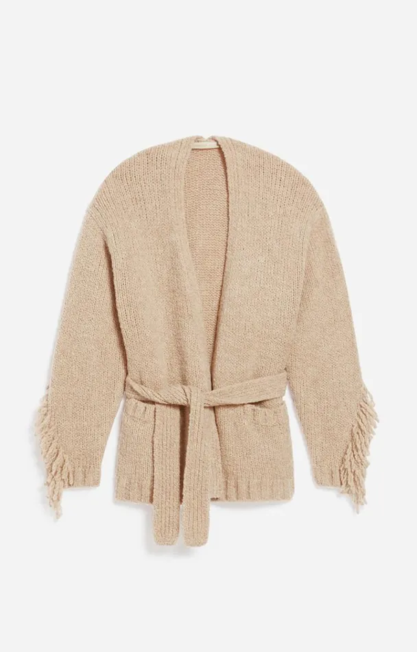 Vanessa Bruno Knitwear Women Blondine Cardigan Beige Vanessa Bruno Knitwear Women Blondine Cardigan Beige