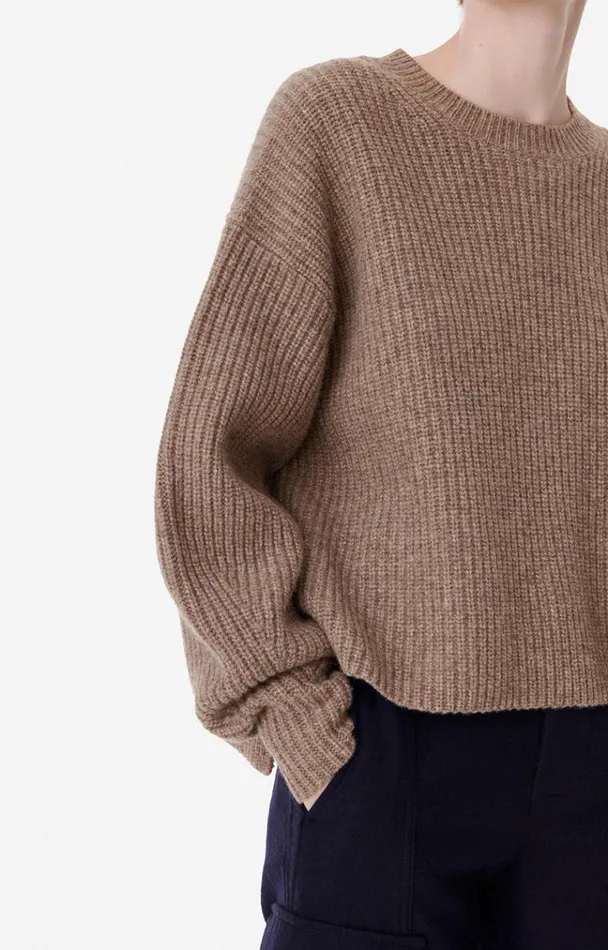 Vanessa Bruno Knitwear Women Bourgeon Jumper Fauve Vanessa Bruno Knitwear Women Bourgeon Jumper Fauve