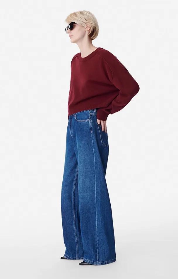 Vanessa Bruno Knitwear Women Valrie Jumper Bordeaux Vanessa Bruno Knitwear Women Valrie Jumper Bordeaux