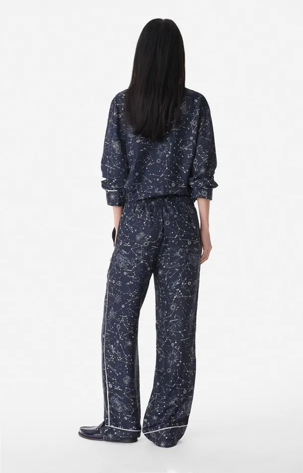 Vanessa Bruno Pants Women Hidir Trousers Bleu Marine Vanessa Bruno Pants Women Hidir Trousers Bleu Marine