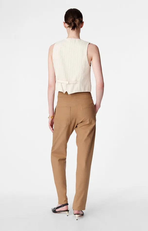 Vanessa Bruno Pants Women Magnus Trousers Beige Vanessa Bruno Pants Women Magnus Trousers Beige