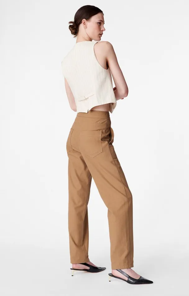 Vanessa Bruno Pants Women Magnus Trousers Beige Vanessa Bruno Pants Women Magnus Trousers Beige