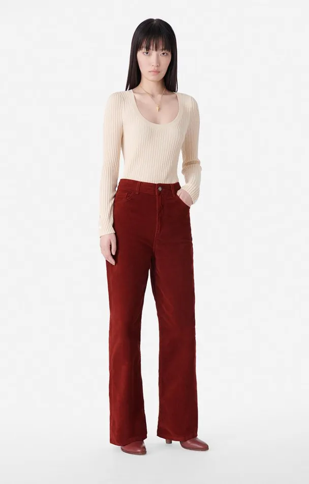 Vanessa Bruno Pants Women Tybalt Trousers Brique