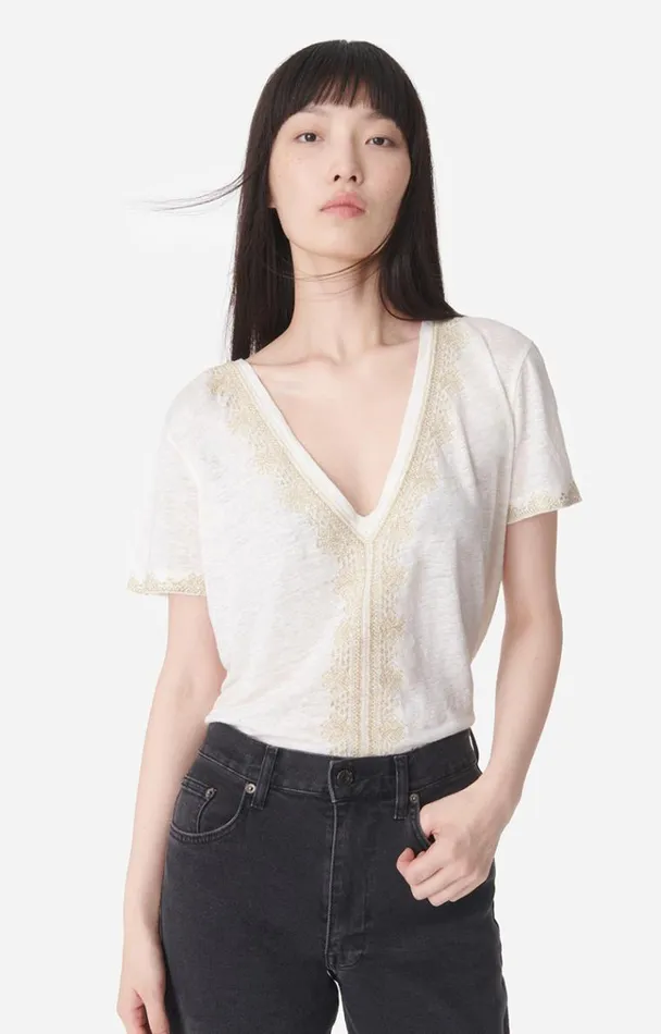 Vanessa Bruno Shirts and Tops Women Amaya Top Ecru