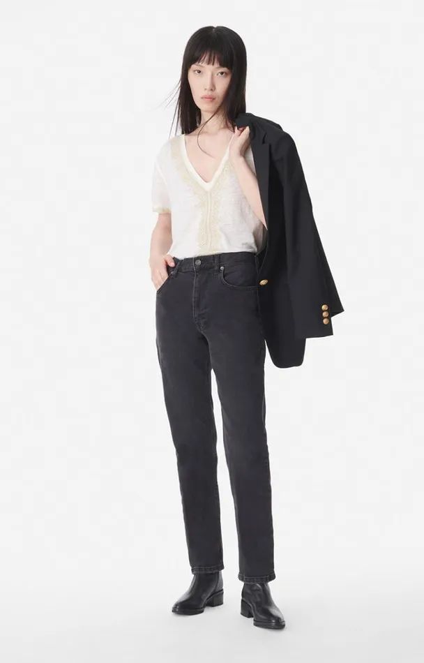 Vanessa Bruno Shirts and Tops Women Amaya Top Ecru Vanessa Bruno Shirts and Tops Women Amaya Top Ecru