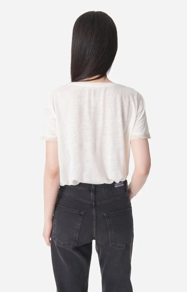Vanessa Bruno Shirts and Tops Women Amaya Top Ecru Vanessa Bruno Shirts and Tops Women Amaya Top Ecru