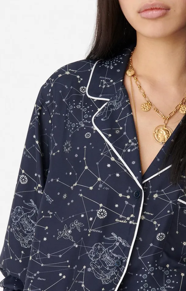 Vanessa Bruno Shirts and Tops Women Belel Shirt Bleu Marine Vanessa Bruno Shirts and Tops Women Belel Shirt Bleu Marine
