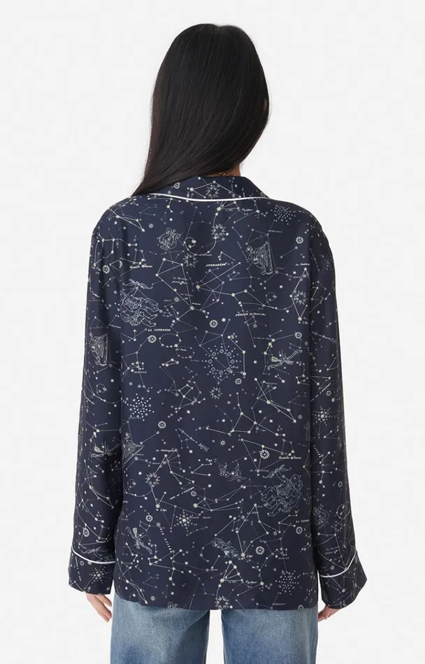 Vanessa Bruno Shirts and Tops Women Belel Shirt Bleu Marine Vanessa Bruno Shirts and Tops Women Belel Shirt Bleu Marine