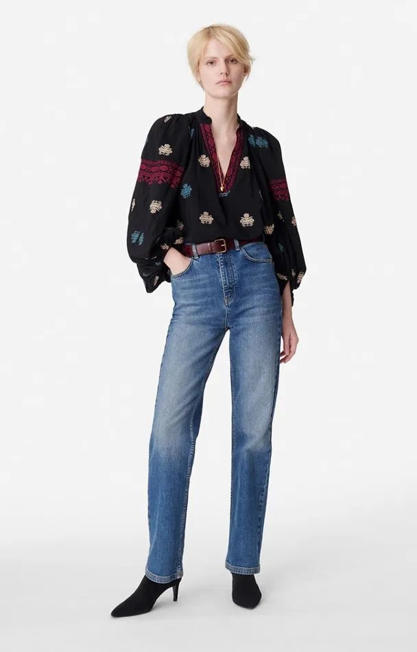 Vanessa Bruno Shirts and Tops Women Bell Blouse Noir
