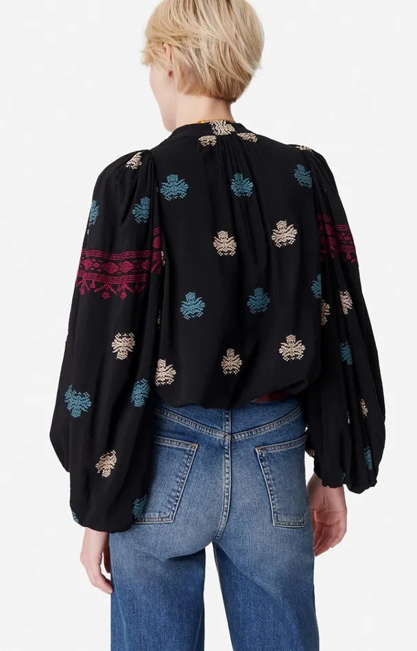 Vanessa Bruno Shirts and Tops Women Bell Blouse Noir