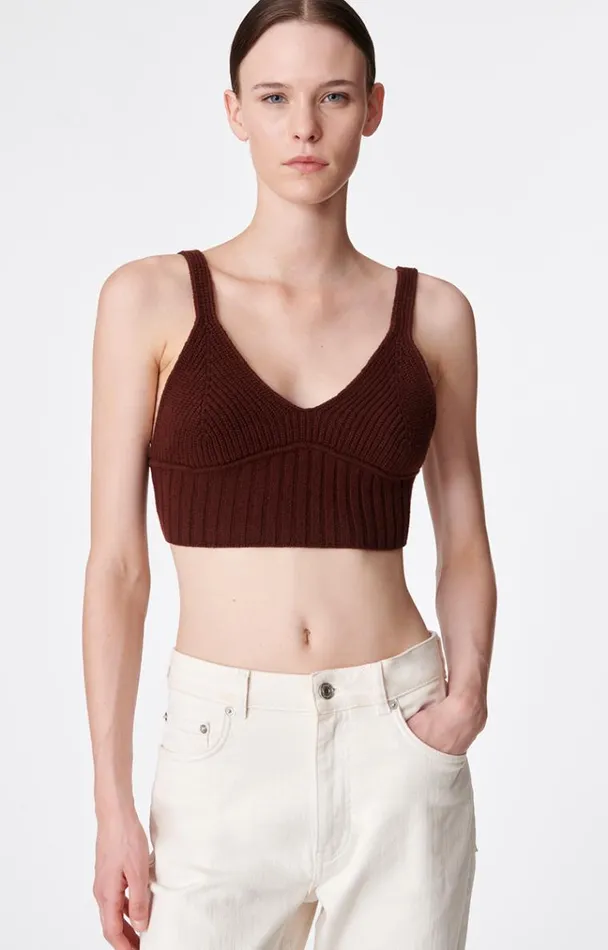 Vanessa Bruno Shirts and Tops Women Beverly Top Brun Vanessa Bruno Shirts and Tops Women Beverly Top Brun