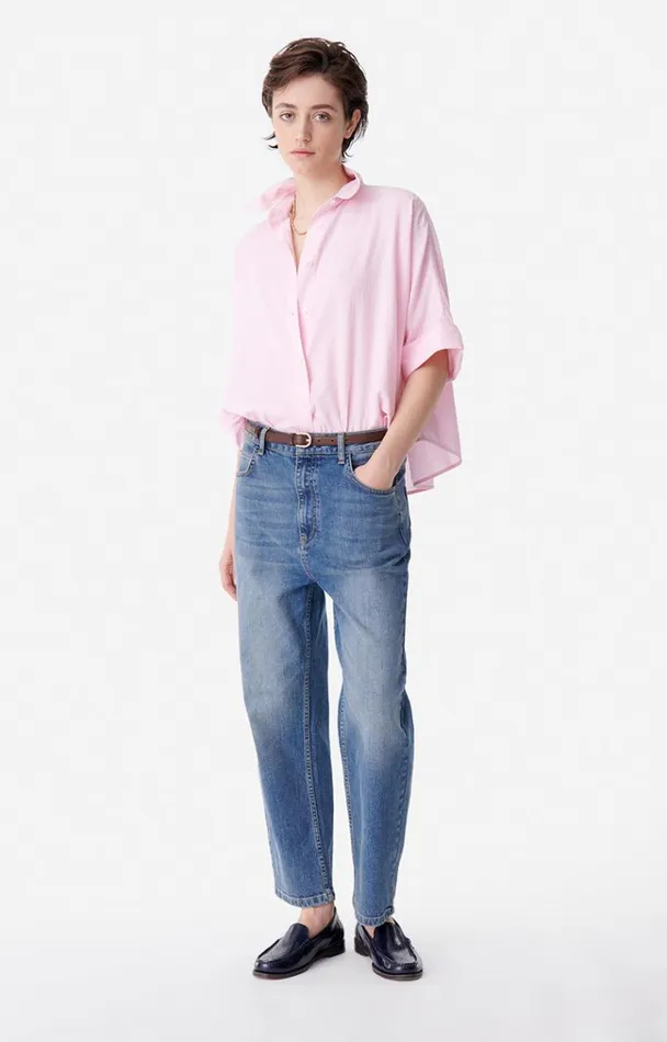 Vanessa Bruno Shirts and Tops Women Bobby Shirt Rose Blanc Vanessa Bruno Shirts and Tops Women Bobby Shirt Rose Blanc