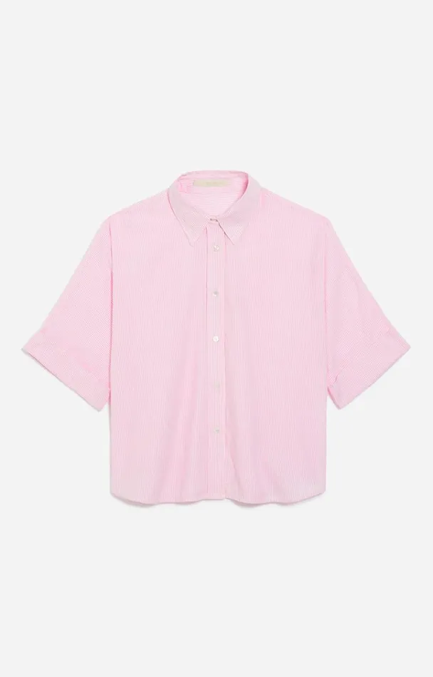 Vanessa Bruno Shirts and Tops Women Bobby Shirt Rose Blanc Vanessa Bruno Shirts and Tops Women Bobby Shirt Rose Blanc