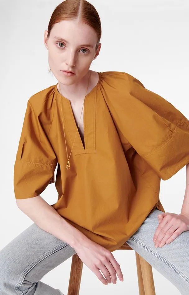 Vanessa Bruno Shirts and Tops Women Bonbon Blouse Biscuit Vanessa Bruno Shirts and Tops Women Bonbon Blouse Biscuit
