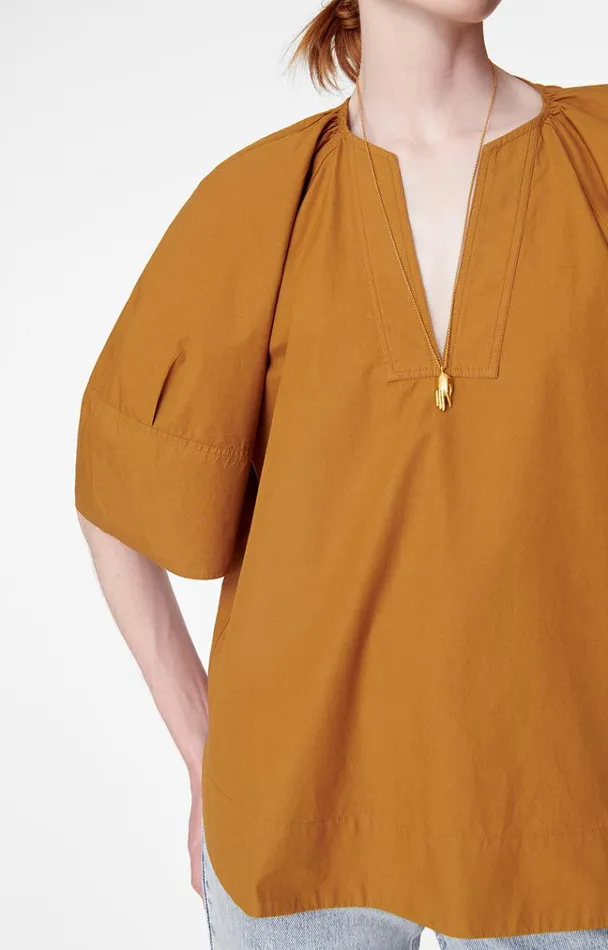Vanessa Bruno Shirts and Tops Women Bonbon Blouse Biscuit Vanessa Bruno Shirts and Tops Women Bonbon Blouse Biscuit