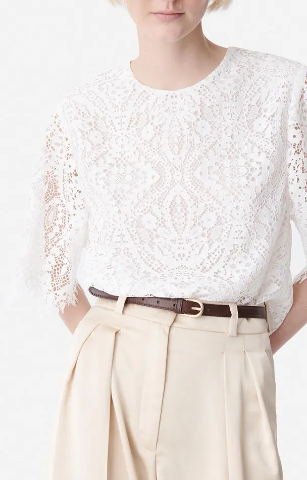 Vanessa Bruno Shirts and Tops Women Calya Blouse Blanc Vanessa Bruno Shirts and Tops Women Calya Blouse Blanc