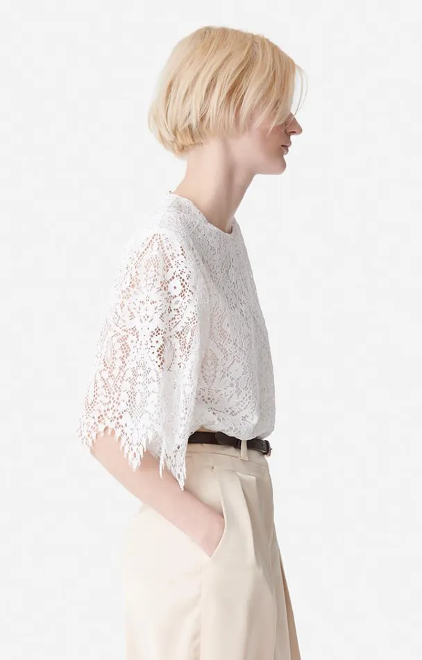 Vanessa Bruno Shirts and Tops Women Calya Blouse Blanc Vanessa Bruno Shirts and Tops Women Calya Blouse Blanc
