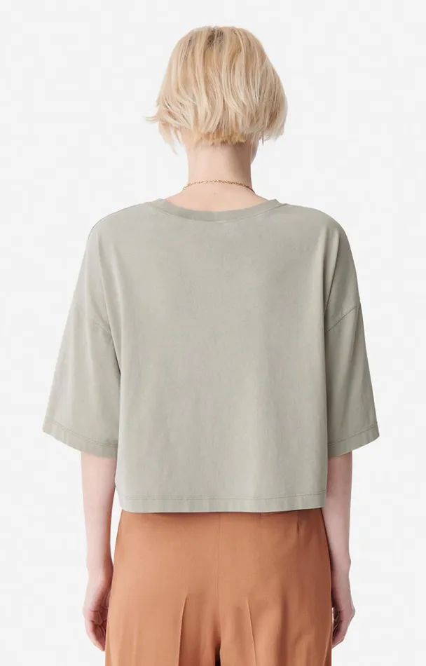 Vanessa Bruno Shirts and Tops Women Camomille TShirt Kaki Vanessa Bruno Shirts and Tops Women Camomille TShirt Kaki