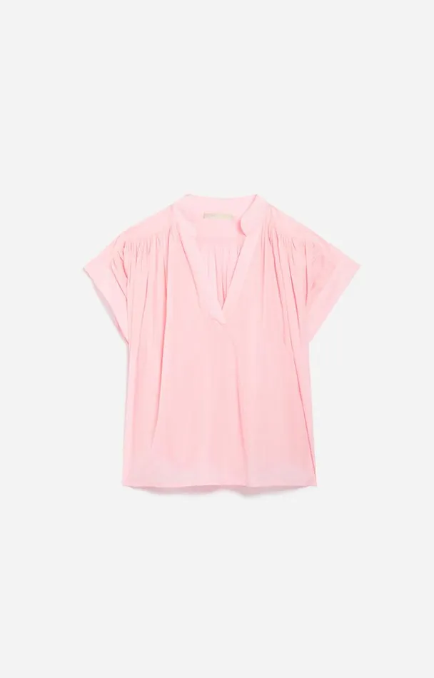 Vanessa Bruno Shirts and Tops Women Cory Blouse Bubble Gum Vanessa Bruno Shirts and Tops Women Cory Blouse Bubble Gum