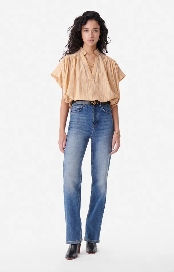 Vanessa Bruno Shirts and Tops Women Cory Blouse Sable Vanessa Bruno Shirts and Tops Women Cory Blouse Sable