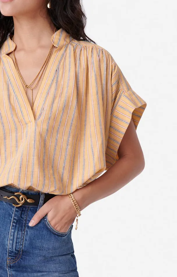 Vanessa Bruno Shirts and Tops Women Cory Blouse Sable Vanessa Bruno Shirts and Tops Women Cory Blouse Sable