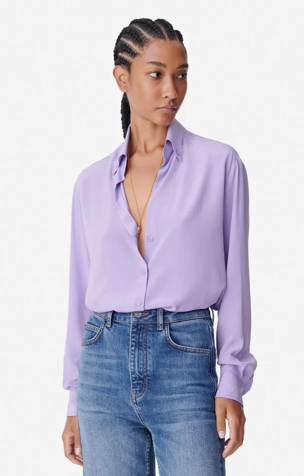 Vanessa Bruno Shirts and Tops Women Druyat Shirt Lilas