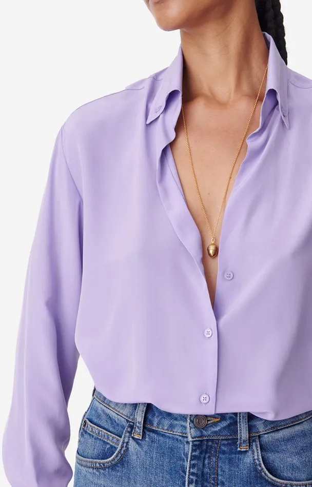 Vanessa Bruno Shirts and Tops Women Druyat Shirt Lilas Vanessa Bruno Shirts and Tops Women Druyat Shirt Lilas