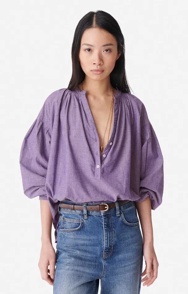 Vanessa Bruno Shirts and Tops Women Nipoa Blouse Violet