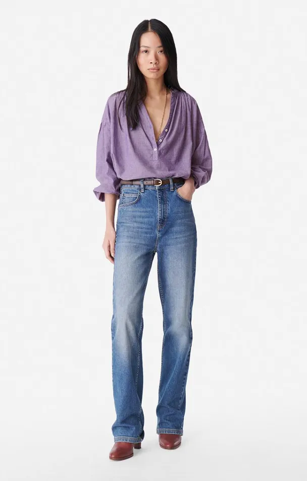Vanessa Bruno Shirts and Tops Women Nipoa Blouse Violet Vanessa Bruno Shirts and Tops Women Nipoa Blouse Violet
