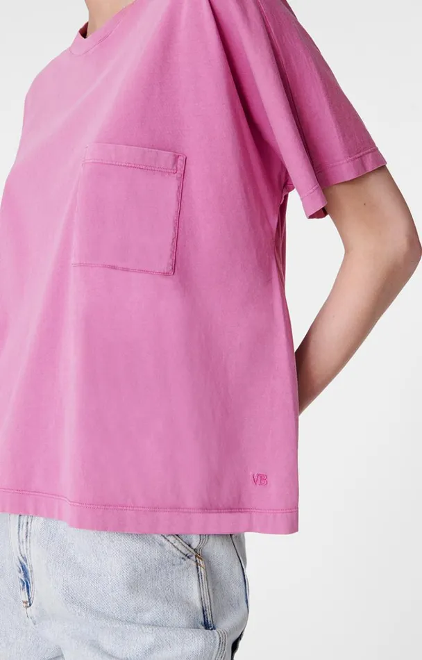 Vanessa Bruno Shirts and Tops Women Thera TShirt Bois De Rose Fonce Vanessa Bruno Shirts and Tops Women Thera TShirt Bois De Rose Fonce