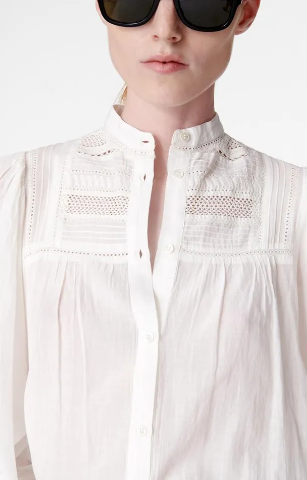 Vanessa Bruno Shirts and Tops Women Valdo Blouse Blanc Vanessa Bruno Shirts and Tops Women Valdo Blouse Blanc