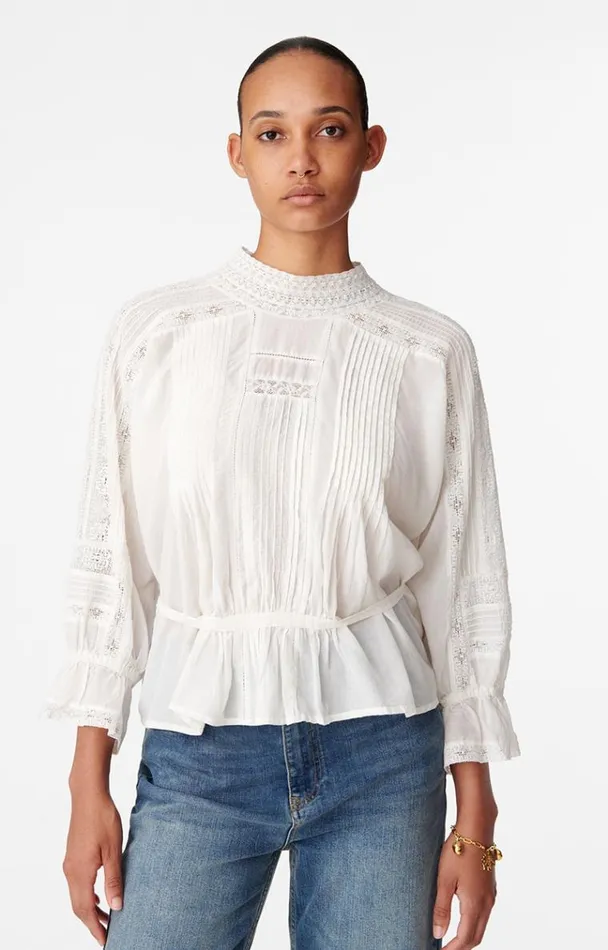 Vanessa Bruno Shirts and Tops Women Viva Blouse Blanc