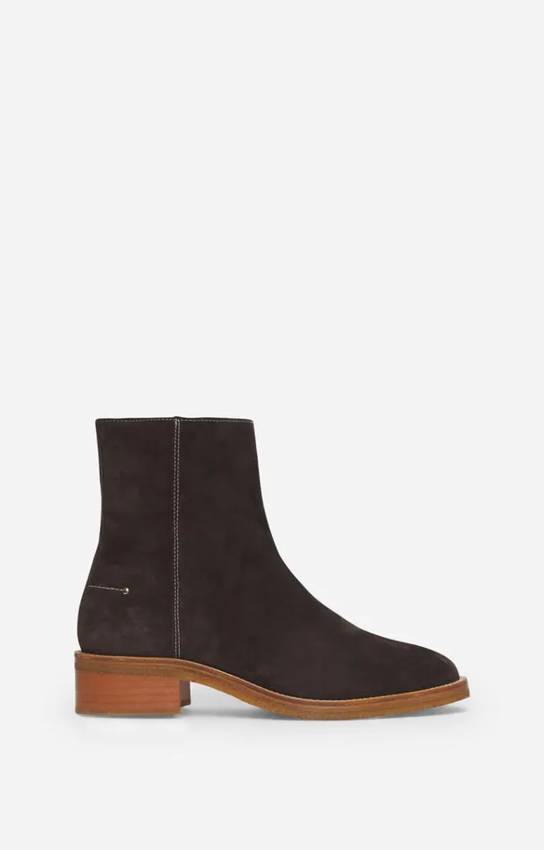 Vanessa Bruno Shoes Women Ankle Boots In GoatSkin Suede Amer
