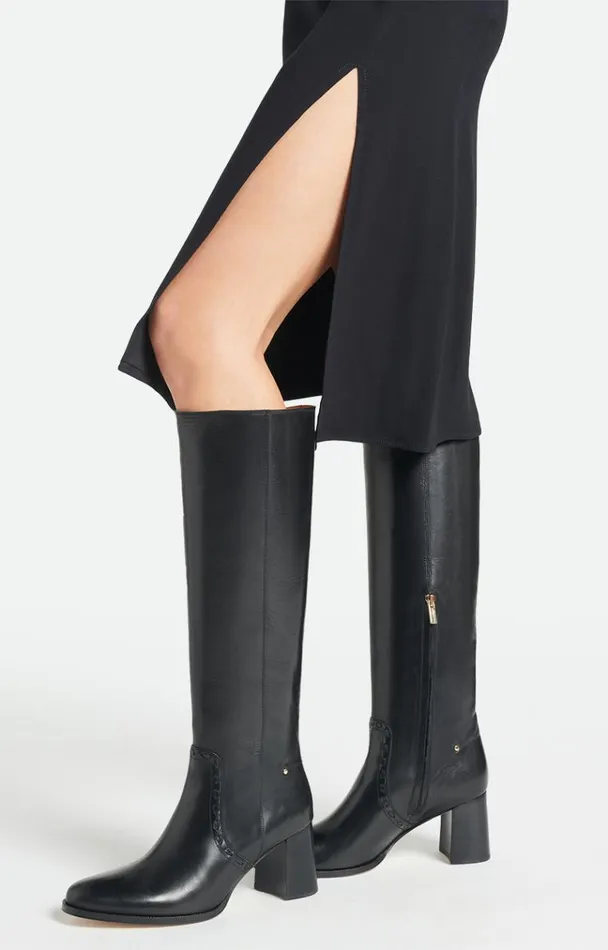 Vanessa Bruno Shoes Women Boots In Smooth Leather Noir Vanessa Bruno Shoes Women Boots In Smooth Leather Noir