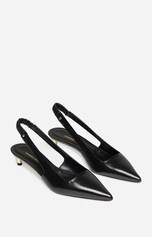 Vanessa Bruno Shoes Women Leather Pumps Noir Vanessa Bruno Shoes Women Leather Pumps Noir