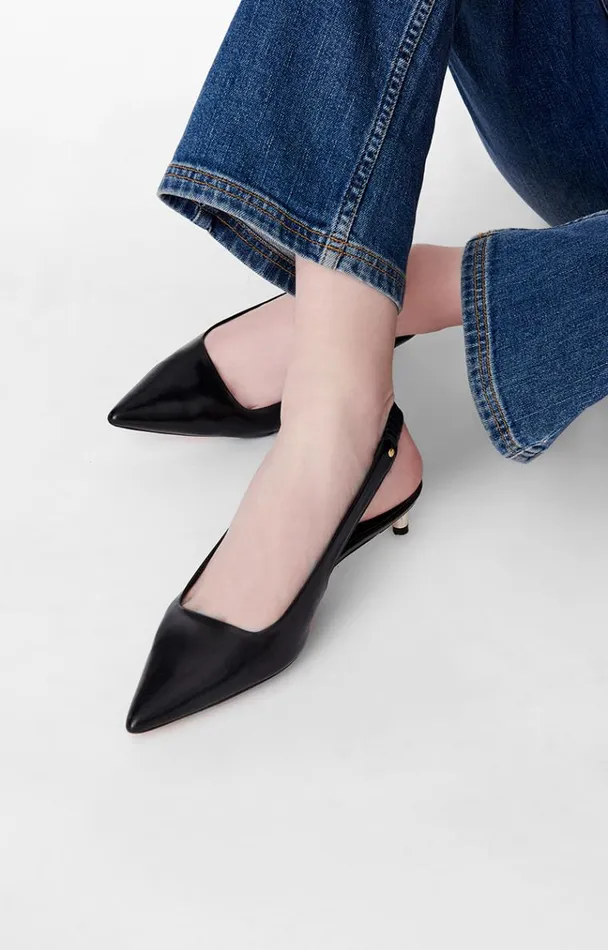 Vanessa Bruno Shoes Women Leather Pumps Noir Vanessa Bruno Shoes Women Leather Pumps Noir