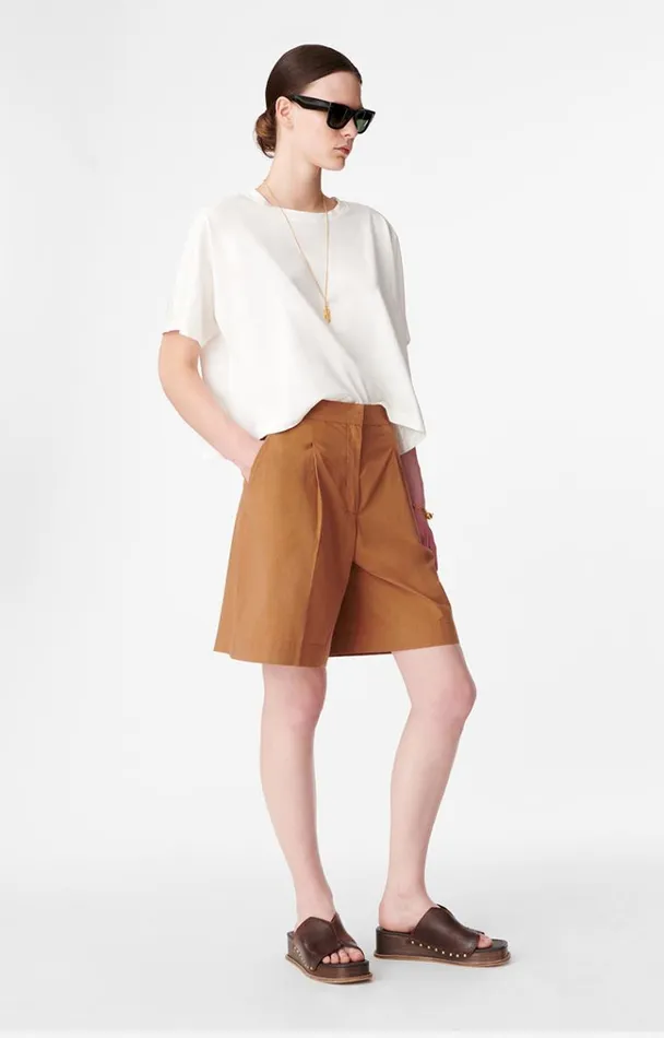 Vanessa Bruno Skirts and Shorts Women Balsam Bermuda Shorts Biscuit Vanessa Bruno Skirts and Shorts Women Balsam Bermuda Shorts Biscuit