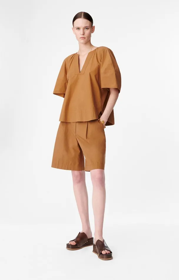Vanessa Bruno Skirts and Shorts Women Balsam Bermuda Shorts Biscuit Vanessa Bruno Skirts and Shorts Women Balsam Bermuda Shorts Biscuit