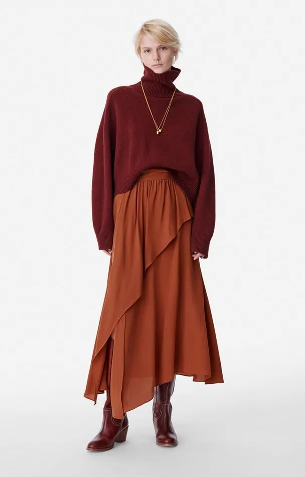 Vanessa Bruno Skirts and Shorts Women Barbara Skirt Rouille