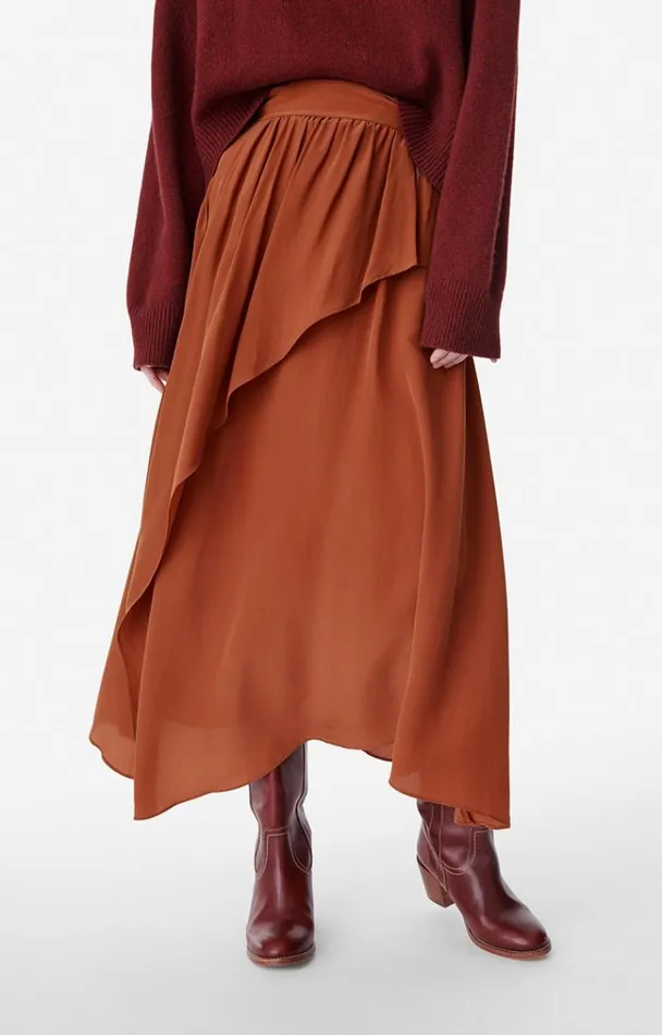 Vanessa Bruno Skirts and Shorts Women Barbara Skirt Rouille Vanessa Bruno Skirts and Shorts Women Barbara Skirt Rouille