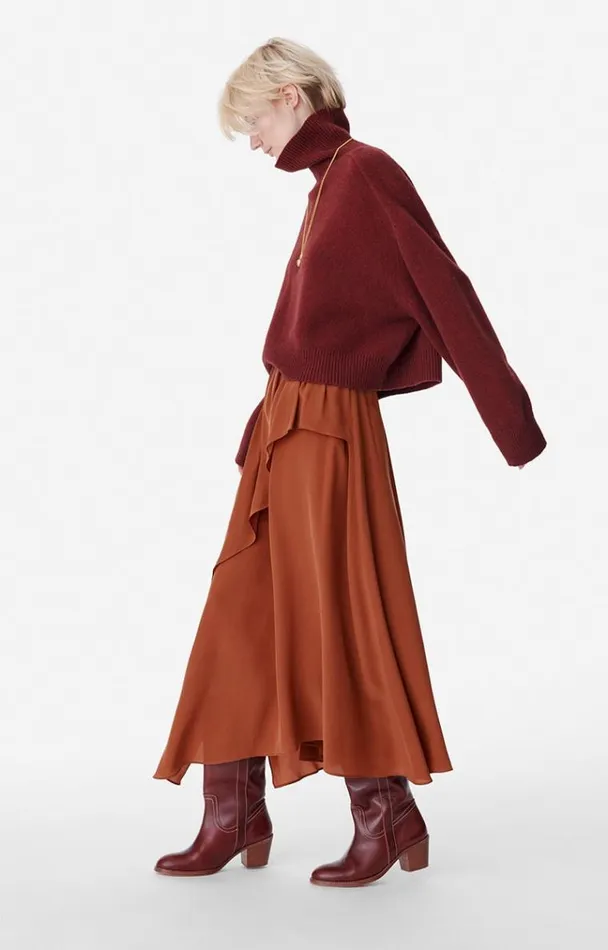 Vanessa Bruno Skirts and Shorts Women Barbara Skirt Rouille Vanessa Bruno Skirts and Shorts Women Barbara Skirt Rouille